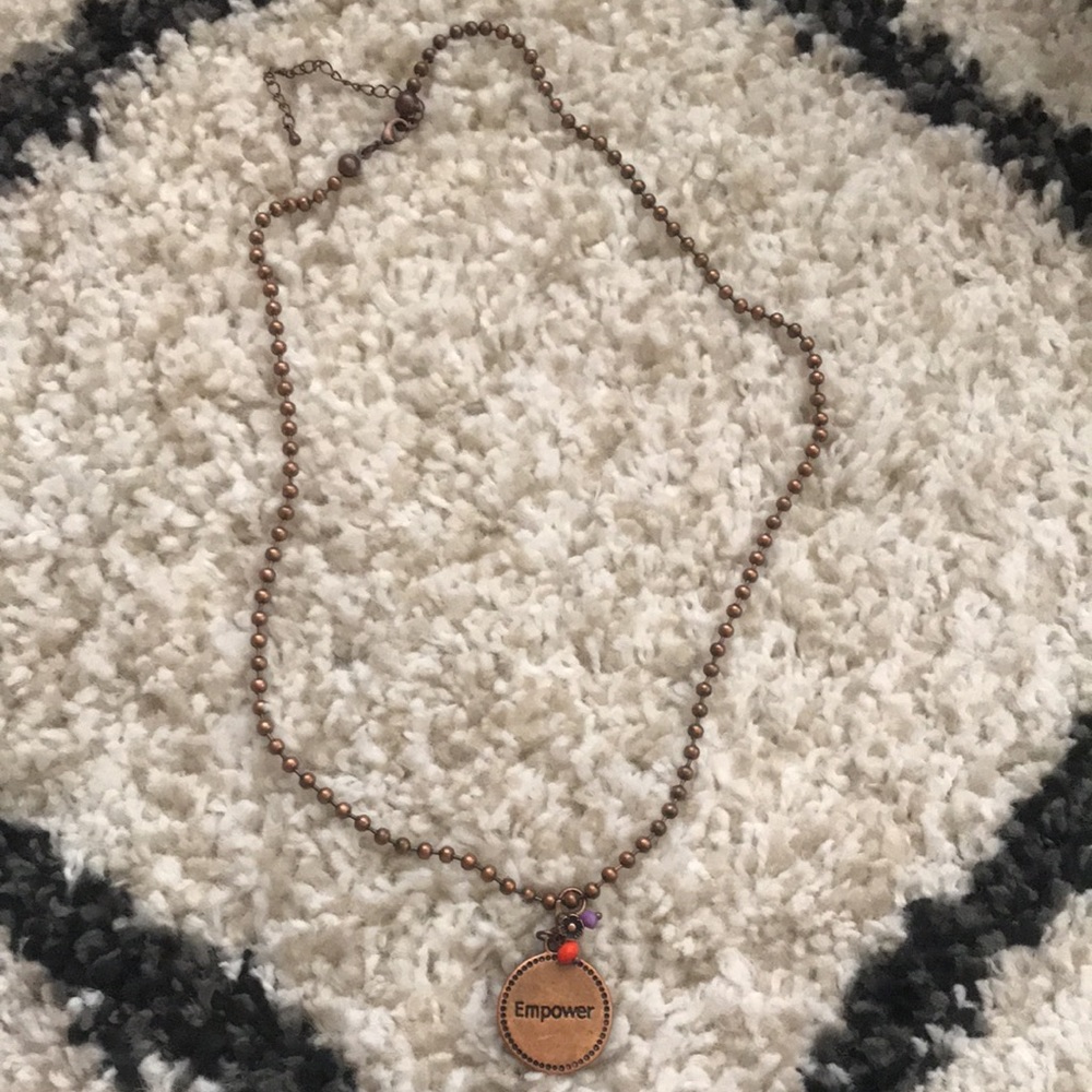 “E” Embrace Necklace View 2